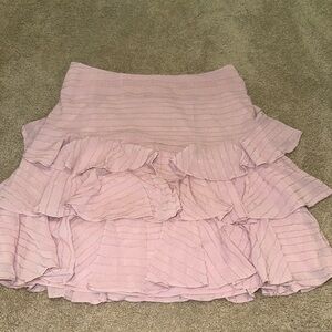 Pink Ruffle Skirt